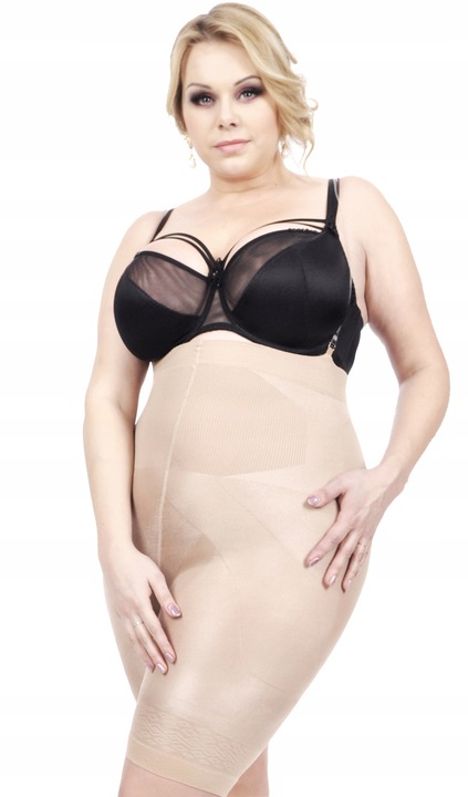 Orirose WYSOKIE Majtki mocno WYSZCZUPLAJĄCE brzuch MODELUJĄCE uda SIZE PLUS