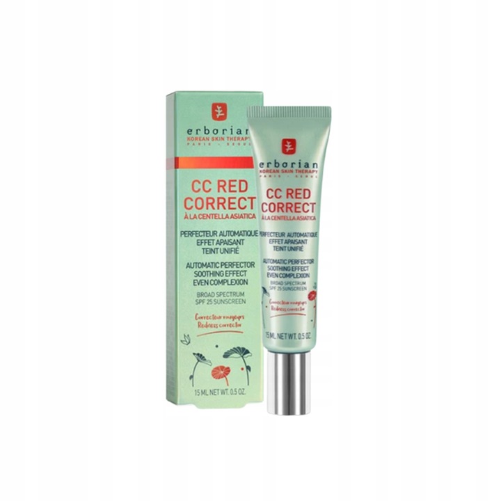 Erborian CC Red Correct Krem Korygujący Zaczerwienienia Twarzy SPF25
