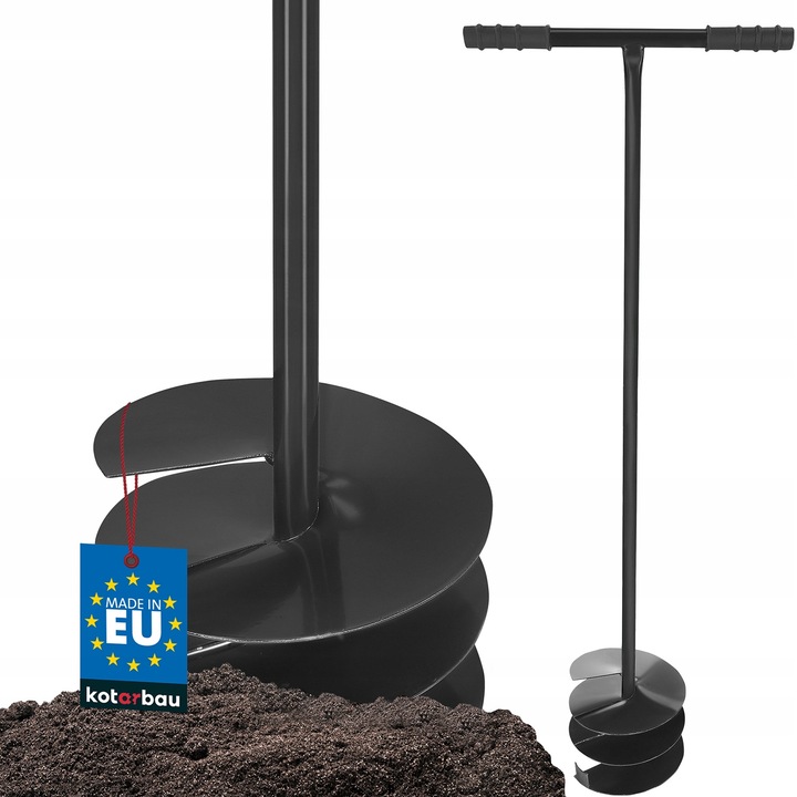 ŚWIDER RĘCZNY DO GLEBY ZIEMI GRUNTU SŁUPKÓW WIERTŁO 170MM DOŁOWNIK