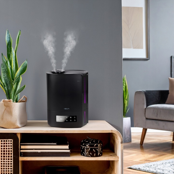 Nawilżacz powietrza WYDAJNY HIGROSTAT AROMATERAPIA DUŻY XL 5l dysza