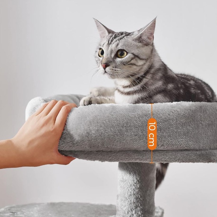 DRAPAK DLA KOTA DOMEK LEGOWISKO SŁUPEK DO DRAPANIA ZABAWKA MYSZKA WIEŻA