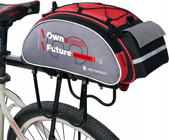 PETERSON pojemna sakwa rowerowa turystyczna torba kufer na bagażnik