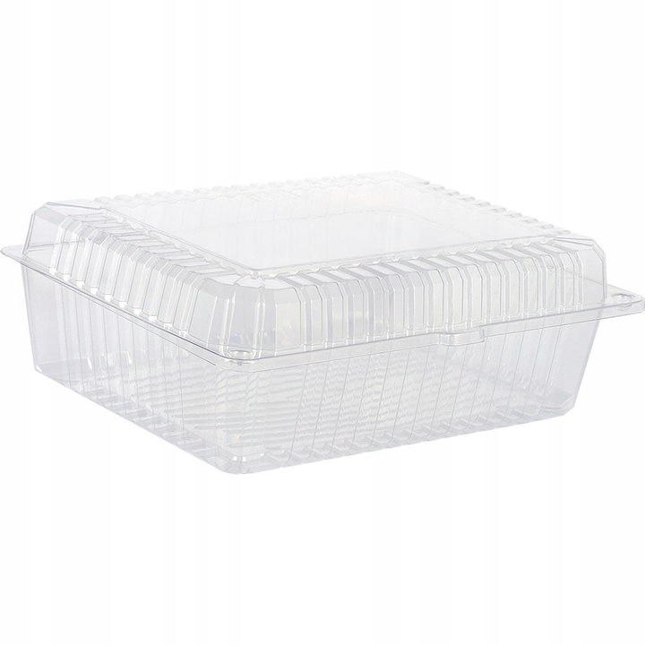 Pojemnik na Ciasto Opakowanie Cukiernicze Przezroczysty Komunia 50