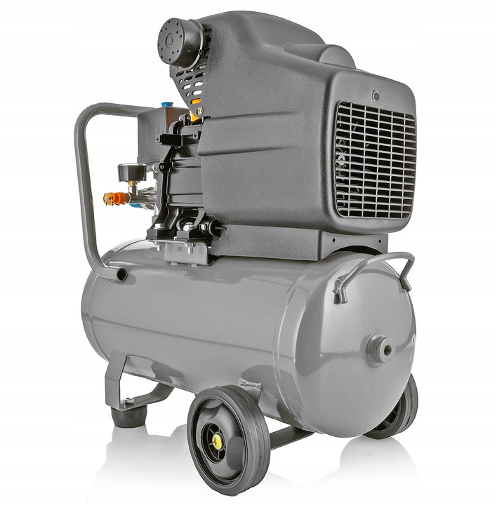 KOMPRESOR OLEJOWY SPRĘŻARKA POWIETRZA TŁOKOWA 8 BAR 24L MOCNY WYDAJNY