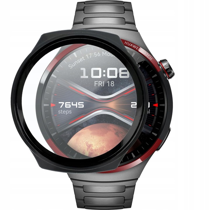 Etui ze szkłem na zegarek Bizon do Huawei Watch 4 Pro Space Edition