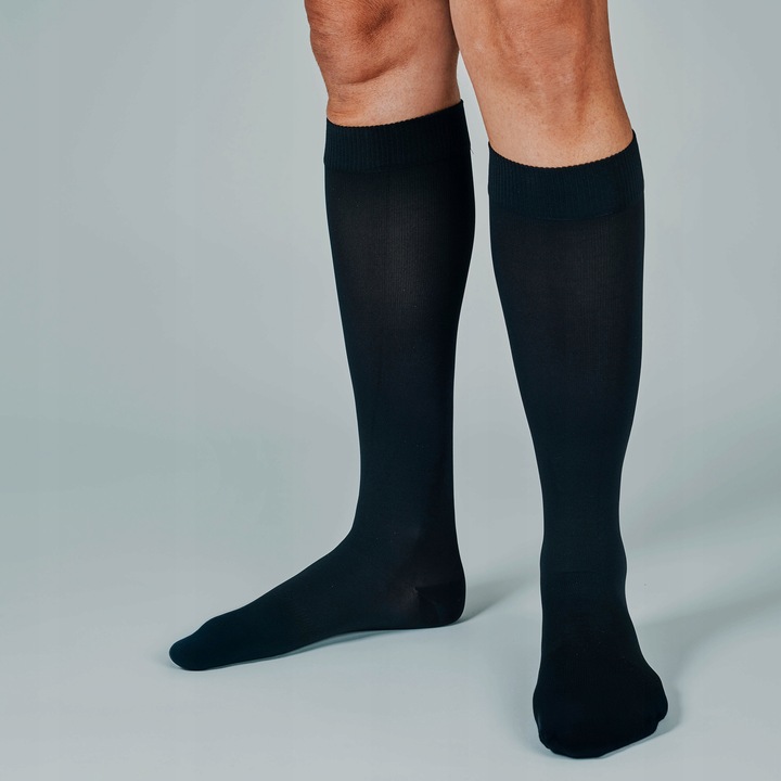 Podkolanówki Uciskowe Skarpety Kompresyjne Przeciwżylakowe na Obrzęk Żylaki