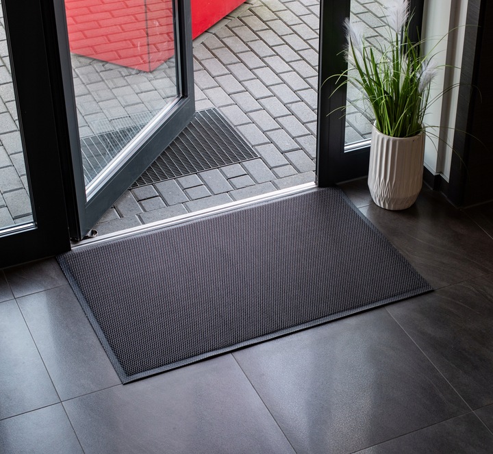 WYCIERACZKA POD DRZWI 3D WEJŚCIOWA DO BUTÓW ZEWNĘTRZNA GUMOWA MATA 60x90CM
