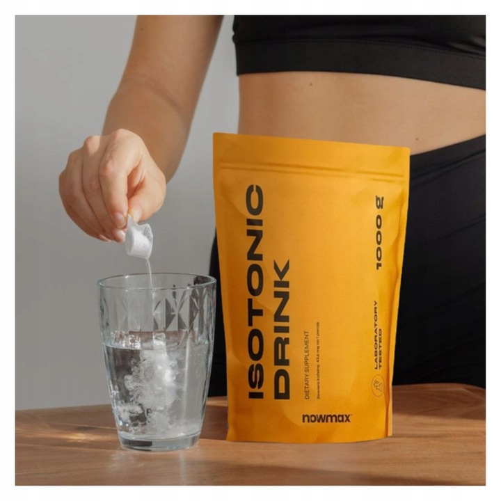 nowmax ISOTONIC DRINK 1000 g IZOTONIK W PROSZKU ELEKTROLITY NAWODNIENIE