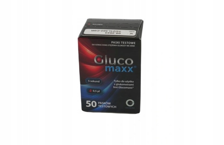 Paski testowe Genexo Glucomaxx 50 sztuk plus
