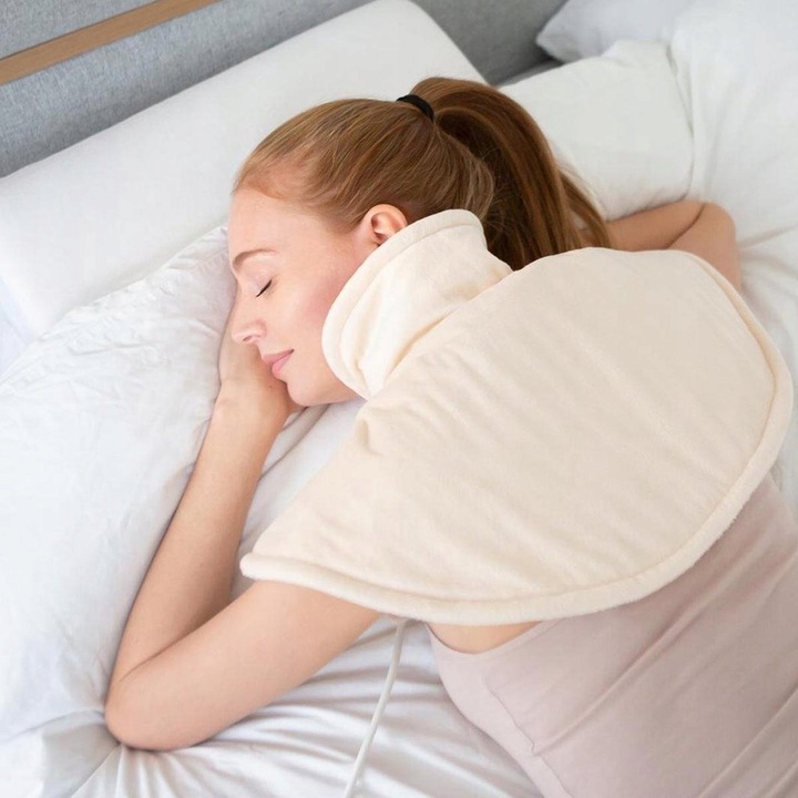 PODUSZKA ELEKTRYCZNA / KOŁNIERZ ROZGRZEWAJĄCY KARK RAMIONA SZYJA