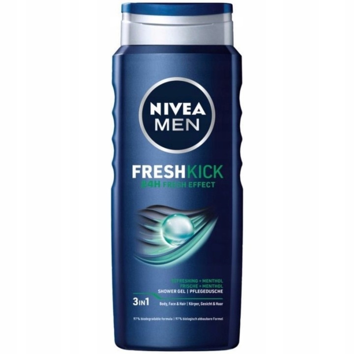 Nivea Men Żel pod Prysznic Męski 3w1 Mix Zapachów dla Mężczyzn 5x500ml