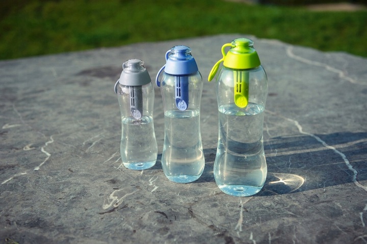 Filtr do butelki DAFI (3szt.) + nakrętka RÓŻOWY