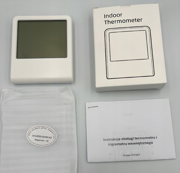 TERMOMETR POKOJOWY DOKŁADNY ELEKTRONICZNY BEZPRZEWODOWY Z HIGROMETREM