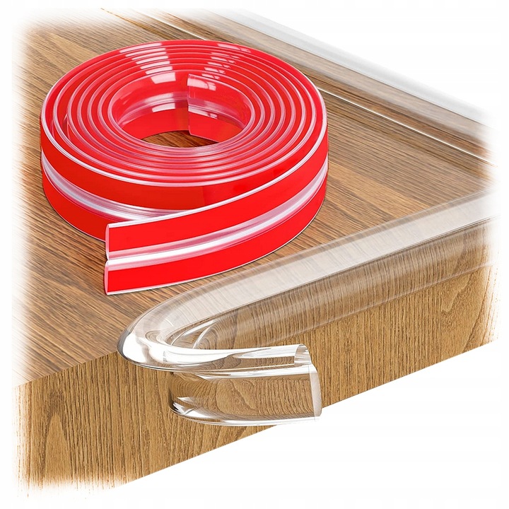 BEZBARWNA LISTWA ZABEZPIECZAJĄCA KANTY MEBLI RANTY Narożniki Krawędzie