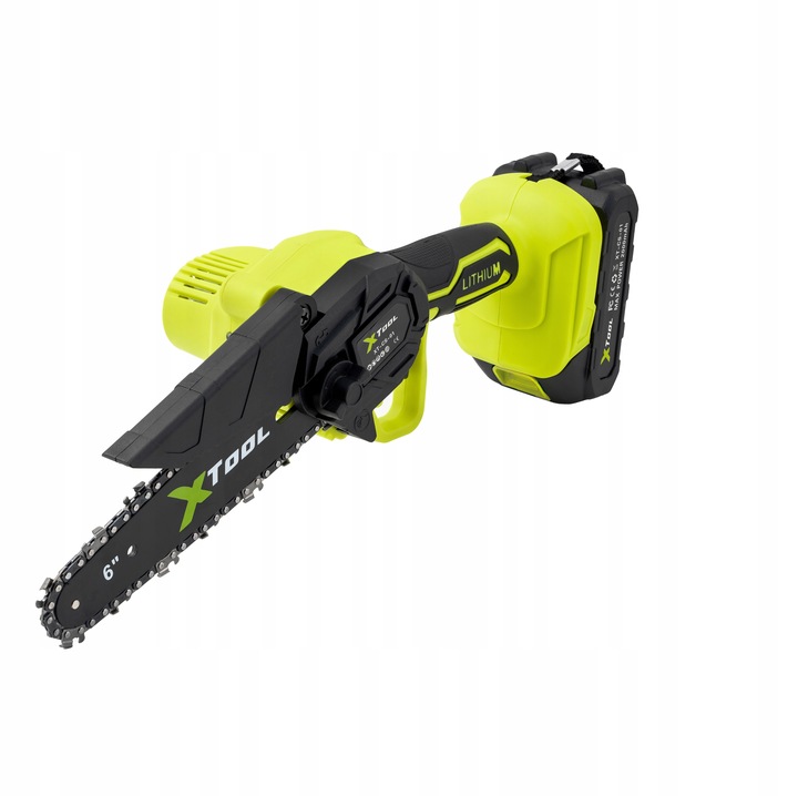PIŁA AKUMULATOROWA ŁAŃCUCHOWA DO GAŁĘZI PILARKA RĘCZNA 6" 2x AKU