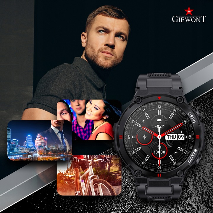 SMARTWATCH ZEGAREK na KOMUNIĘ dla Chłopca + Torebka ROZMOWY SMS GW430