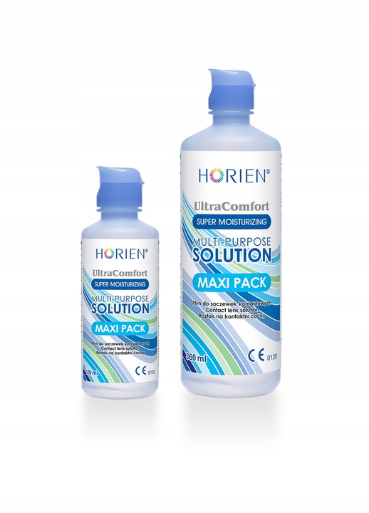 HORIEN ULTRA COMFORT MAXI PACK 360ML+ 100ML PŁYN DO SOCZEWEK