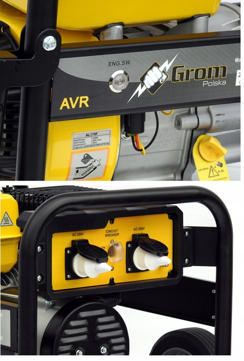 PROFESJONALNY AGREGAT PRĄDOTWÓRCZY 5,2kW generator AVR MIEDŹ STOJAN