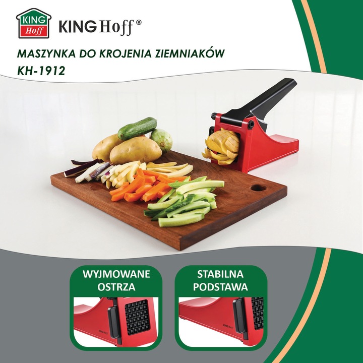 Maszynka do krojenia ziemniaków frytek krajalnica Frytki KING Hoff KH-1912