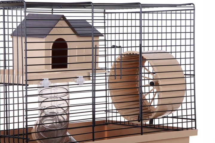 KLATKA DLA CHOMIKA MYSZY DOMEK KOŁOWROTEK TUNELE