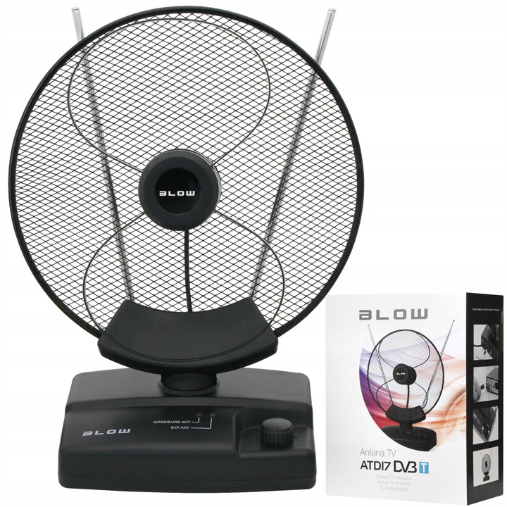 MOCNA antena aktywna pokojowa TV MUX-8 DVB-T2 DVBT