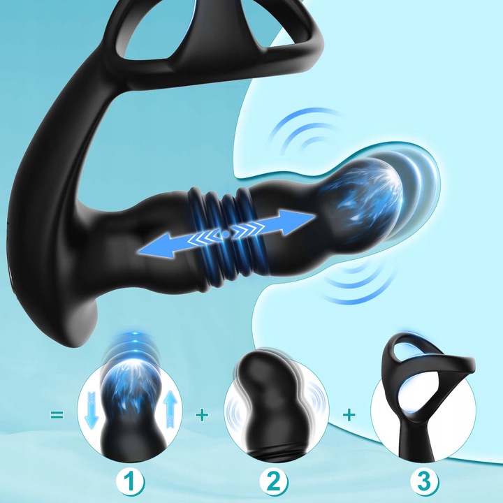 masazery prostaty z pierścieniem 10 funkcjami