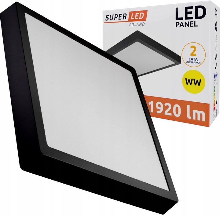 Panel Plafon LED Natynkowy 24W CCD Niemrugający