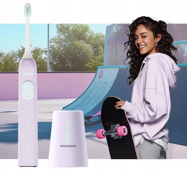 SZCZOTECZKA SONICZNA ELEKTRYCZNA DLA DZIECI DO ZĘBÓW VITAMMY SMILS 5TRYBÓW