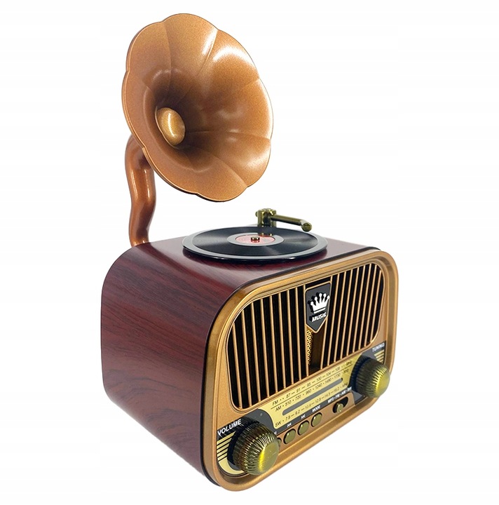 Radio Kuchenne Retro 3 pasma FM/AM/SW USB/TF Bluetooth Aku18650