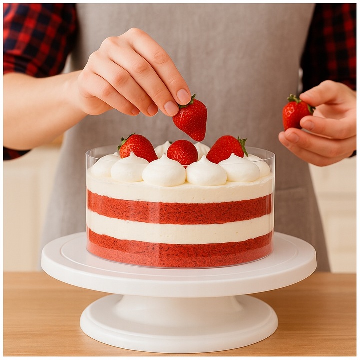 FOLIA RANTOWA RANT OWIJKA CUKIERNICZA DO OBRĘCZY RANTOWEJ 20cm x 10m