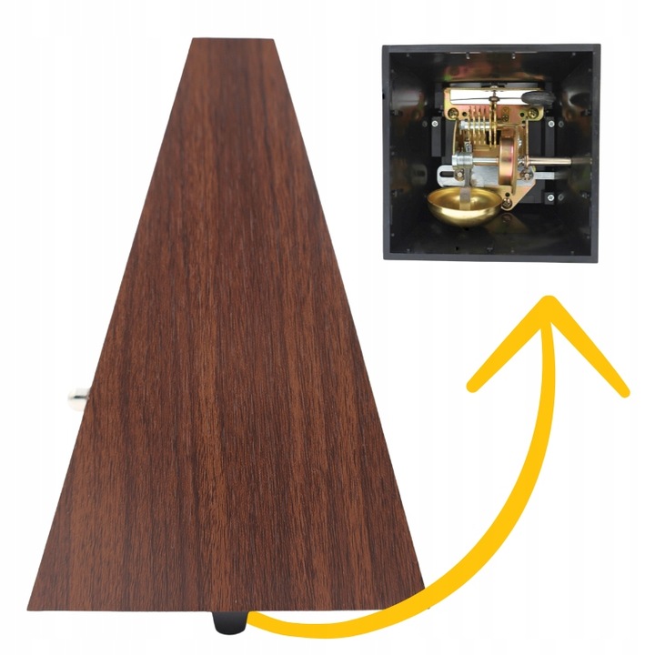 DNA MET1 METRONOM MECHANICZNY Z DZWONKIEM DO PIANINA GITARY SKRZYPIEC