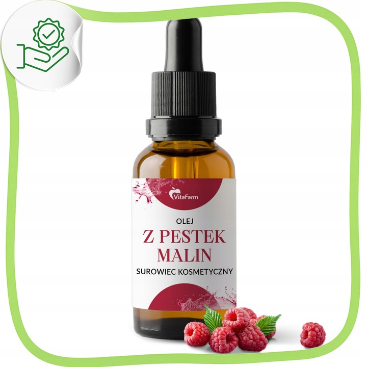 Olej z pestek malin tłoczony na zimno naturalny do twarzy na słońce 50ml