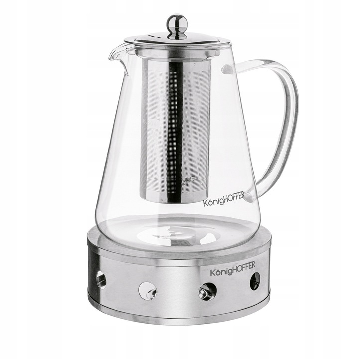 DZBANEK do HERBATY ZAPARZACZ z Podgrzewaczem DUŻY Konighoffer Tibi 1,3L