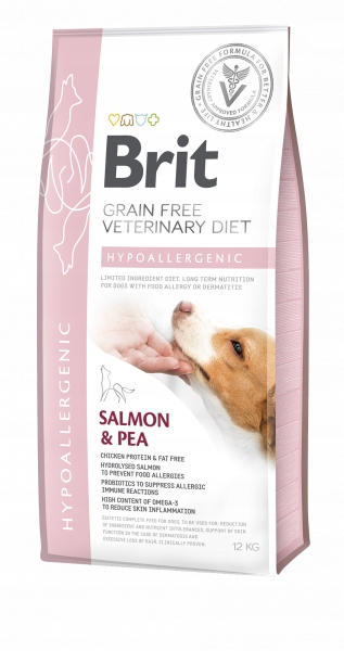 BRIT Veterinary Diets Dog Hypoallergenic karma sucha 2 kg