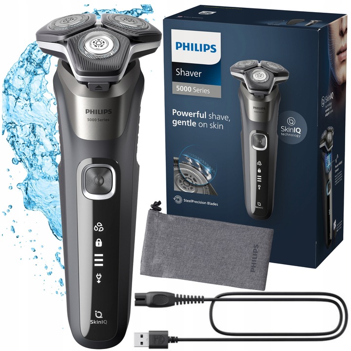 Golarka Philips S5887/10 Seria 5000 Trymer Wet&Dry głowicowa 360