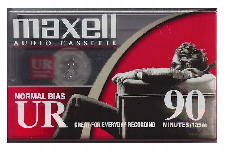 5x NOWE KASETY MAGNETOFONOWE KASETA AUDIO maxell NORMAL BIAS UR 90min