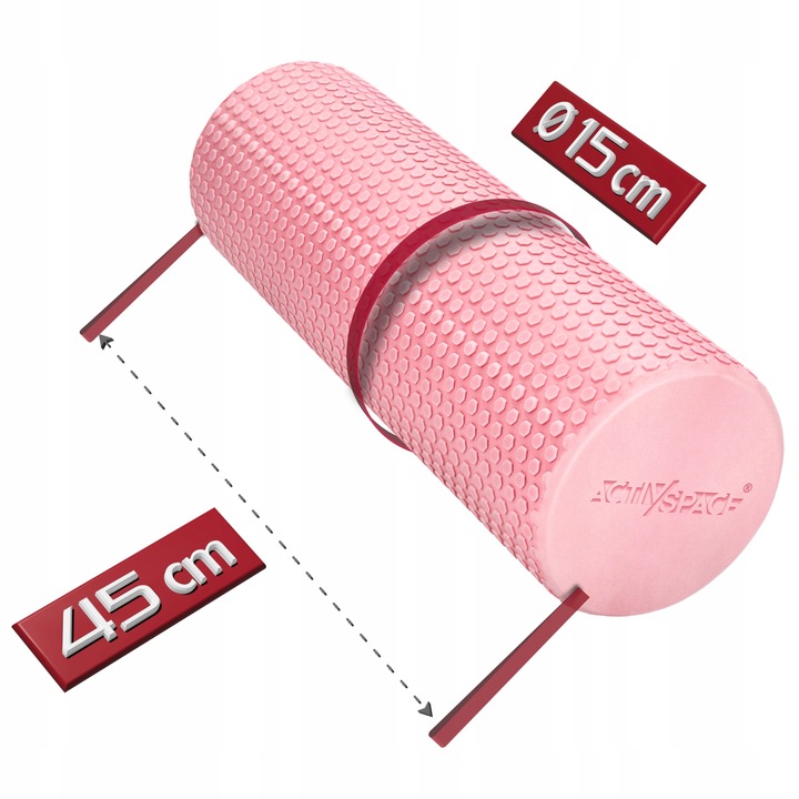 ROLLER WAŁEK DO MASAŻU PLECÓW CIAŁA STÓP NÓG Z WYPUSTKAMI REGENERACJA 45CM