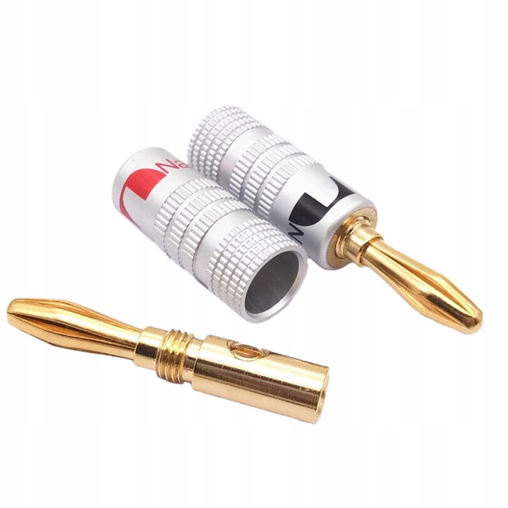 WTYK GŁOŚNIKOWY BANAN BANANOWY DO GŁOŚNIKÓW NAKAMICHI A02 TYP SPRĘŻYNA