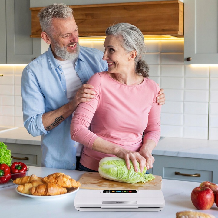 ZGRZEWARKA PRÓŻNIOWA DO FOLII PAKOWARKA ŻYWNOŚCI WEBBER V168B