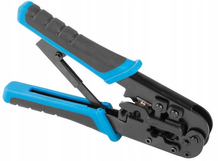 ZACISKARKA ZACISKACZ WTYKÓW RJ45 LAN 3w1 RJ45 RJ11 RJ12 ŚCIĄGACZ DO SKRĘTKI