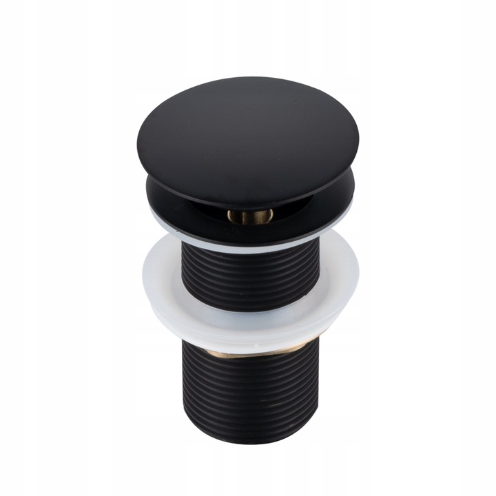 AQUAUNO KOREK DO UMYWALKI KLIK-KLAK CZARNY MOSIĘŻNY BEZ PRZELEWU model