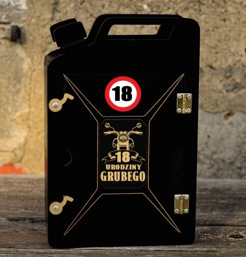 BAREK KANISTER prezent dla faceta mężczyzny taty dziadka na 18-99 urodziny