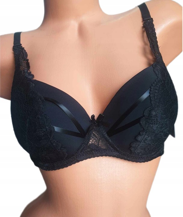 Biustonosz koronkowy stanik usztywniany zbierający z fiszbinami 90C kolory