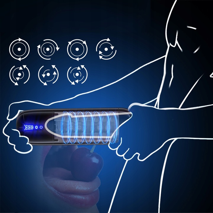 Męski automatyczny masturbator Męski awansujący 14 trybów ssania Obrót APP