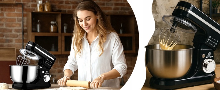 ROBOT KUCHENNY PLANETARNY Z MISĄ 6L WIELOFUNKCYJNY MIKSER 3w1 3200W XL