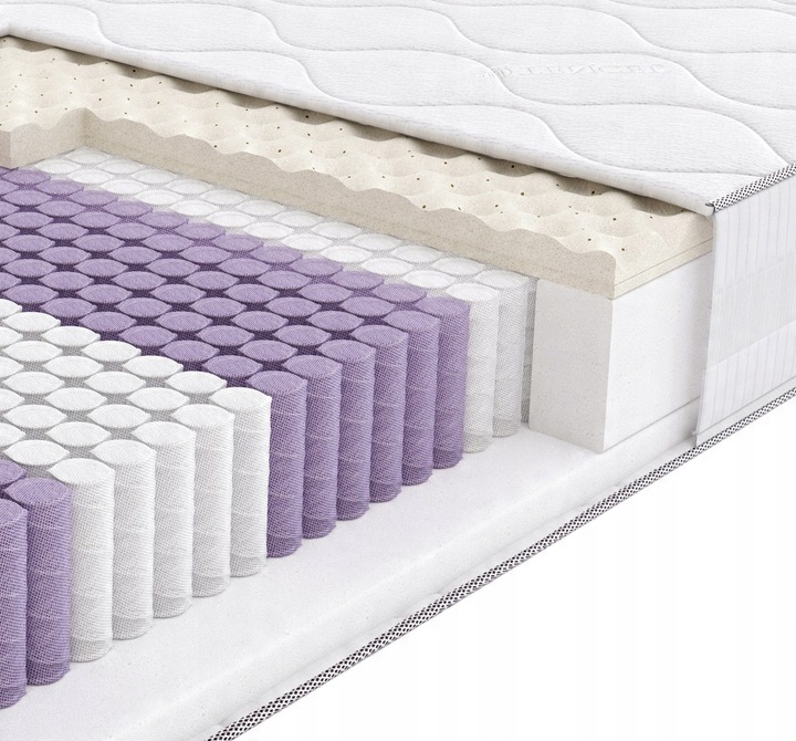 Materac FLAMENCO Hilding 160x200 cm Multipocket Sprężynowy Tencel New