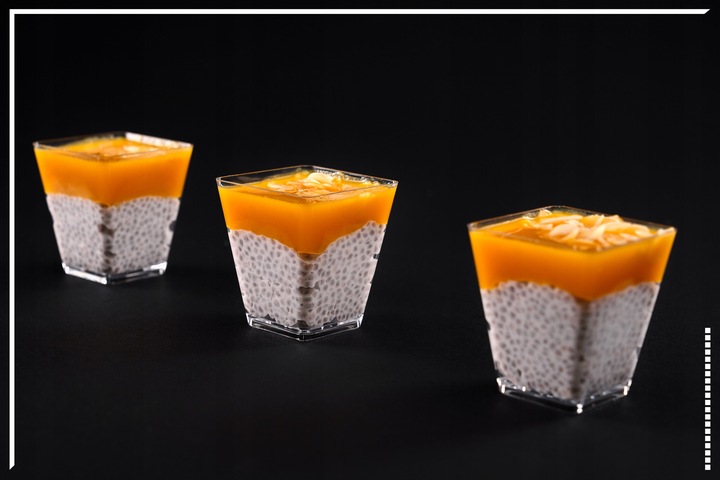 PUCHARKI DO DESERÓW LODÓW 200ml POJEMNIK NA PRZEKĄSKI KWADRATOWE ZESTAW 50x