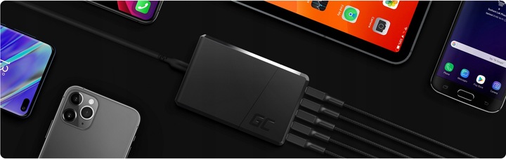 ŁADOWARKA SIECIOWA SZYBKA GC 52W 5x USB 5 PORTÓW WYCISKACZ DO PASTY