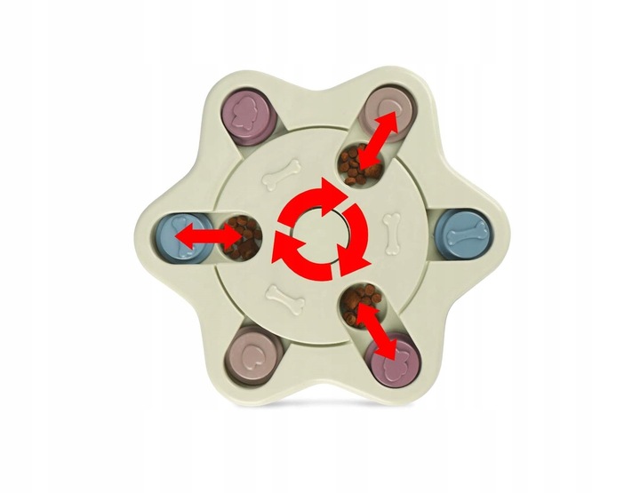 GRA EDUKACYJNA DLA PSA INTERAKTYWNA ZABAWKA WĘCH NA KARMĘ SMACZKI PRZYSMAK