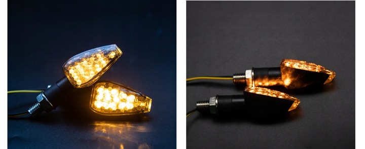 KIERUNKOWSKAZY QUAD MOTOR SKUTER MIGACZE DYMIONE 12 LED 4SZT !!!